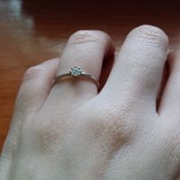 Nuestros anillos de compromiso... - 1