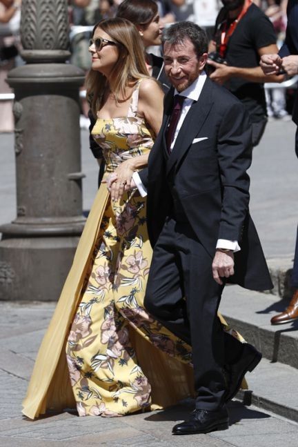 Pablo Motos y su compañera
