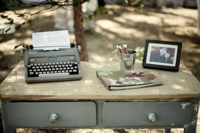 Mesa libro de firmas