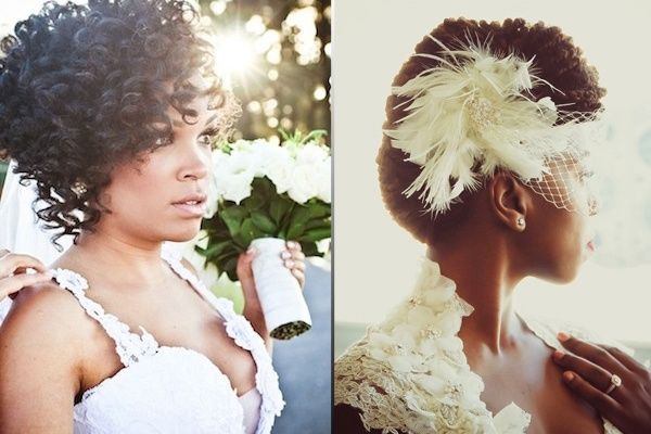 Peinados para novias afro