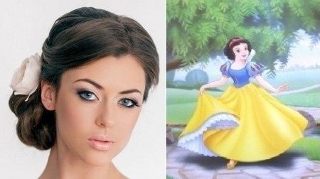 Peinados de novia princesas Disney