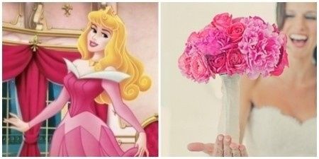 Ramos de novia inspirados en princesas Disney