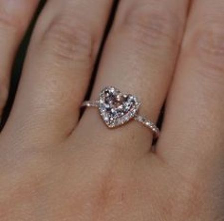 Anillo con corazón