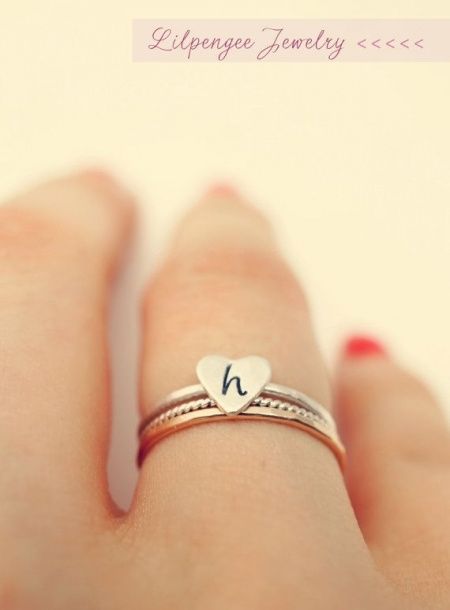 Anillo con corazón