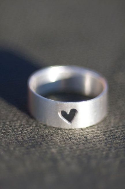 Anillo con corazón