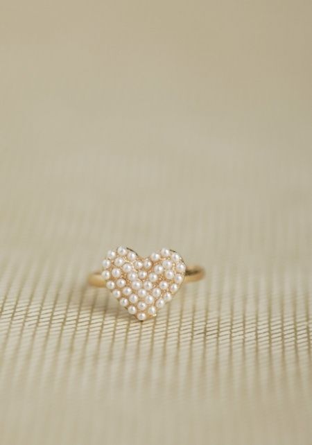 Anillo con corazón