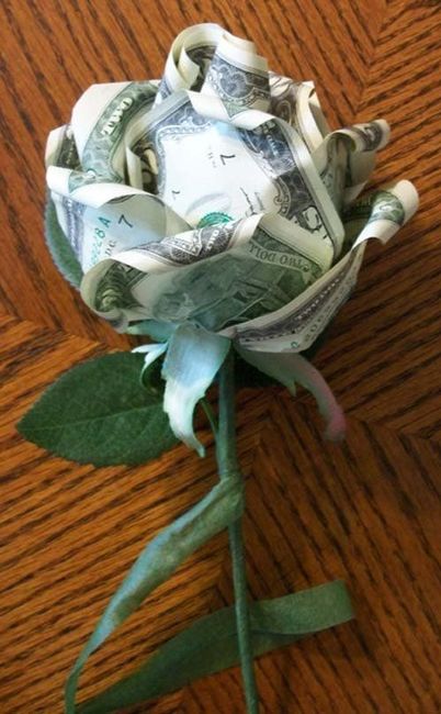 Idea original para regalar dinero en una boda