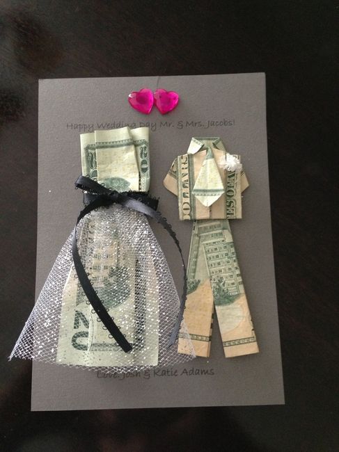 Idea original para regalar dinero en una boda