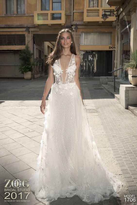 Vestido de novia de infarto