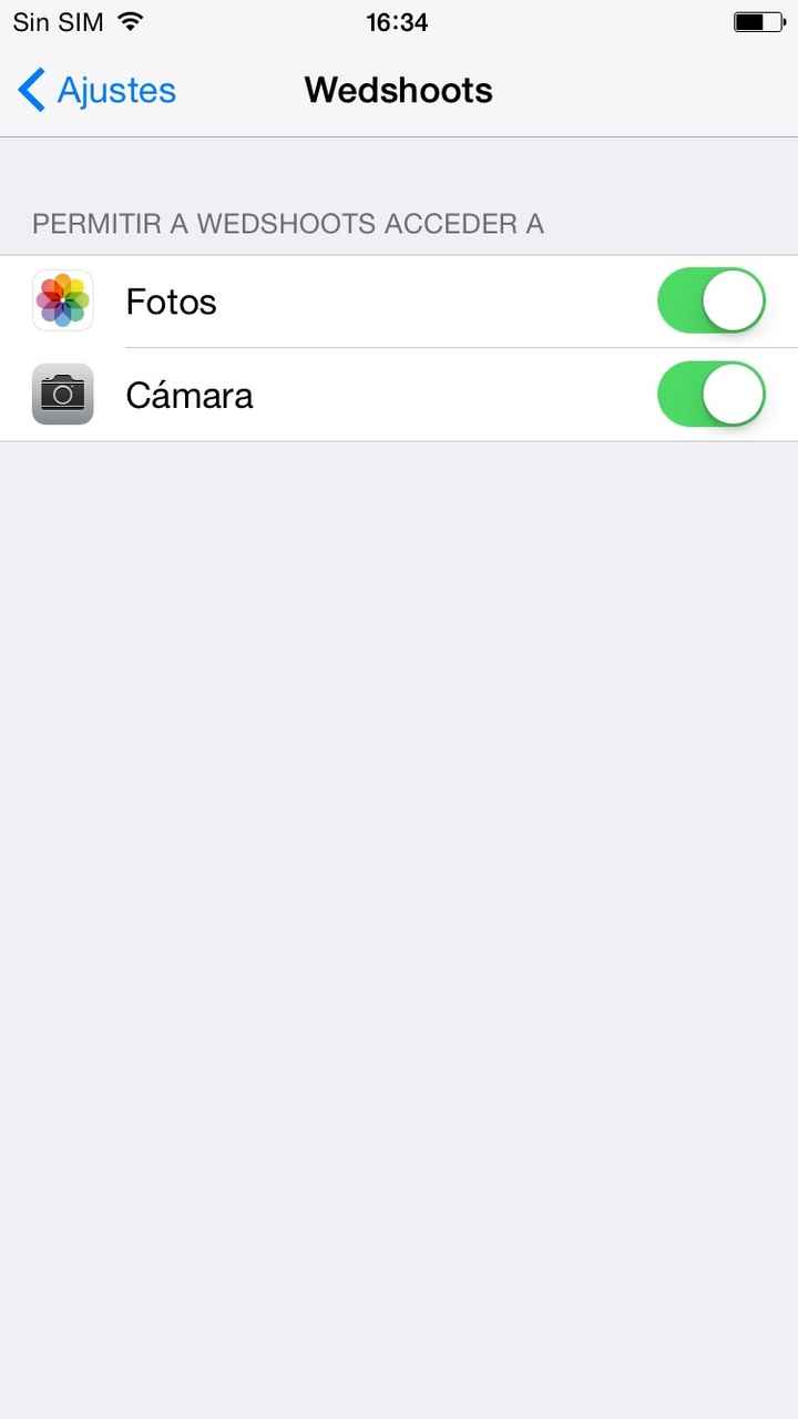 Configuración iPhone