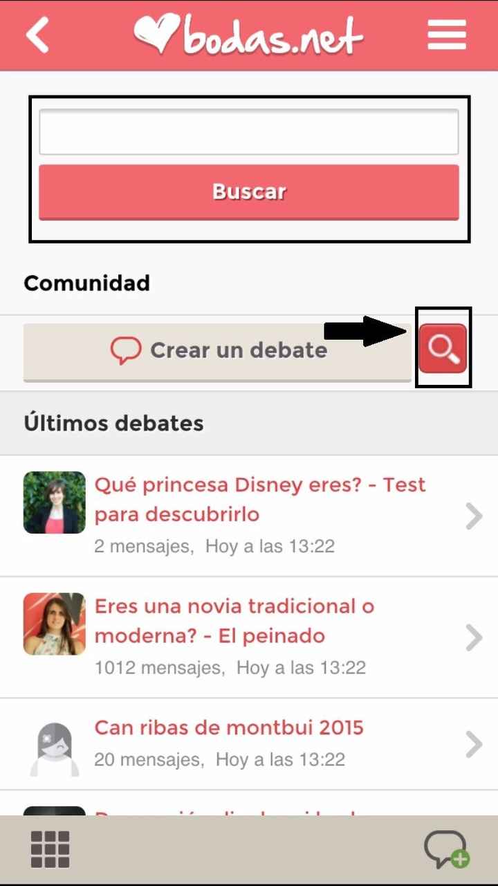 Buscador de debates - APP