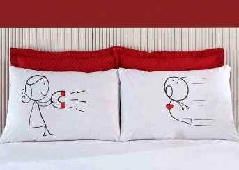 Almohada romántica