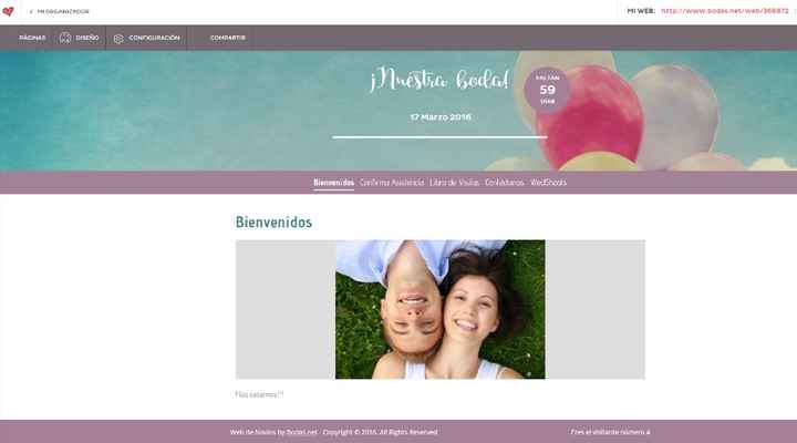 Web de boda