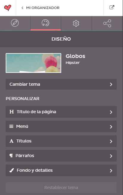 Web de boda