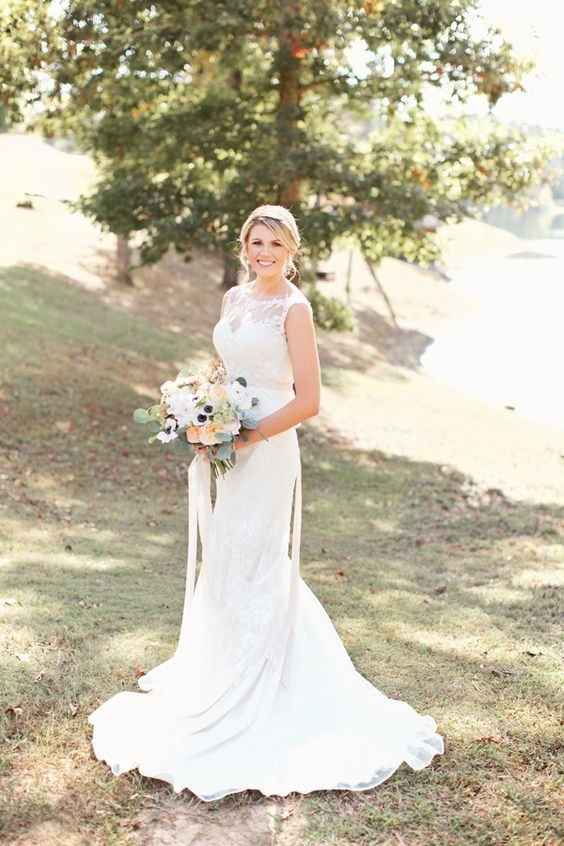 Vestido de novia aire libre!