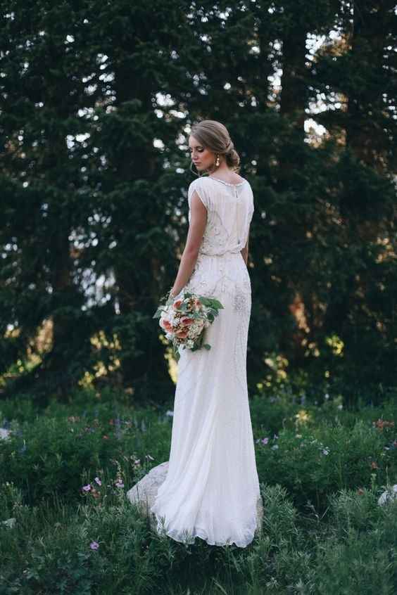 Vestido de novia aire libre!