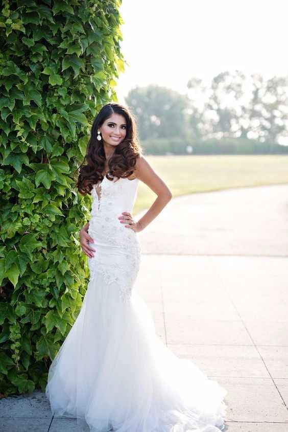 Vestido de novia sirena