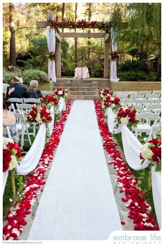 Rosas rojas boda!