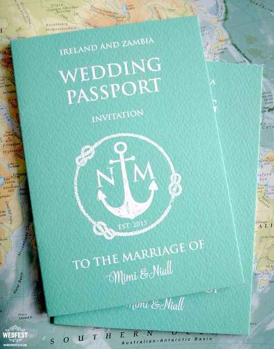 Pasaporte boda