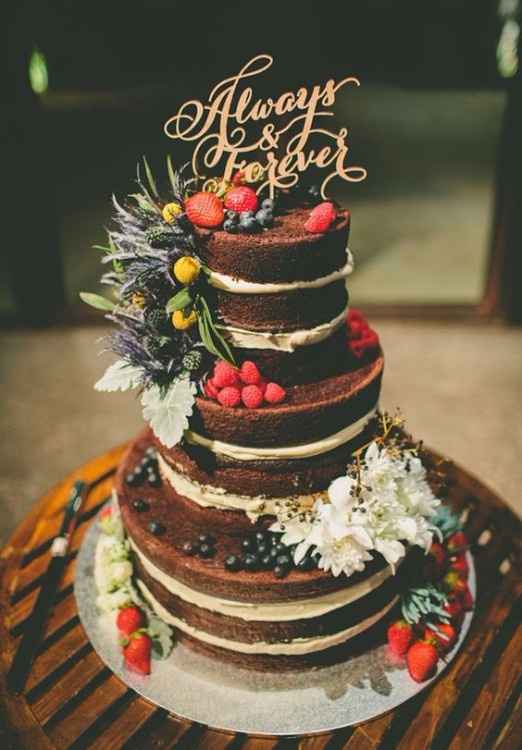 La tarta de boda