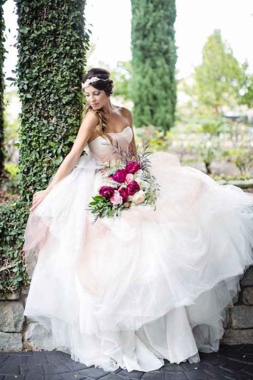 Vestido de novia romántico