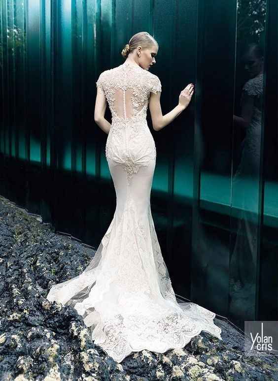 Vestido de novia romántico