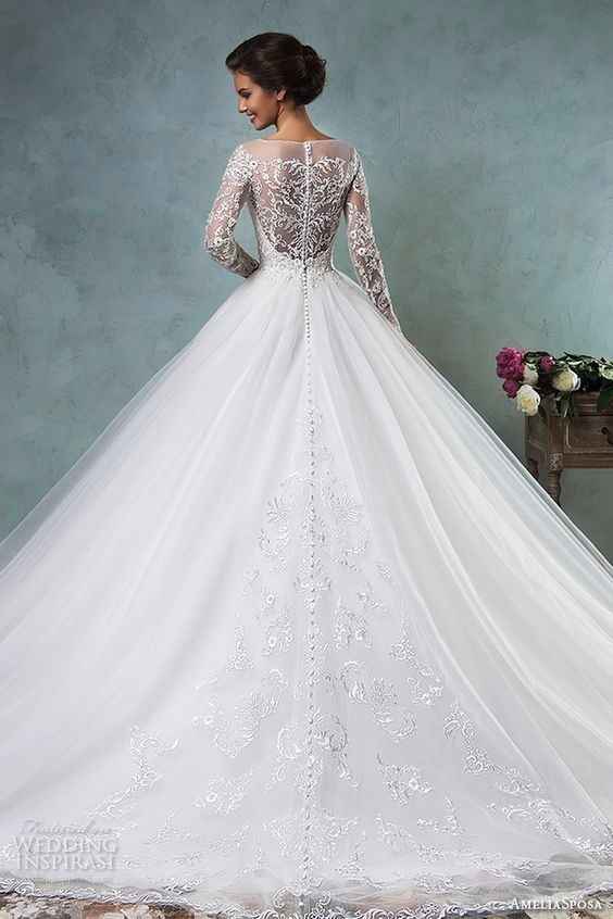 Vestido de novia princesa