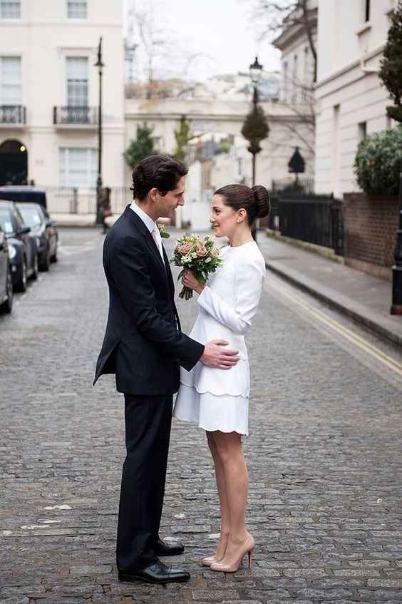 Novias de corto