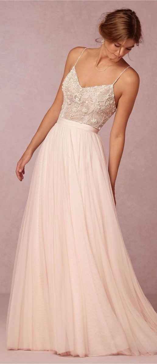 Vestidos de novia rosas