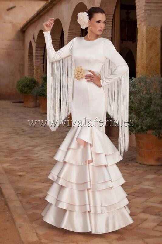 Vestido de novia flamenco