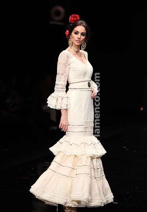 Vestido de novia flamenco