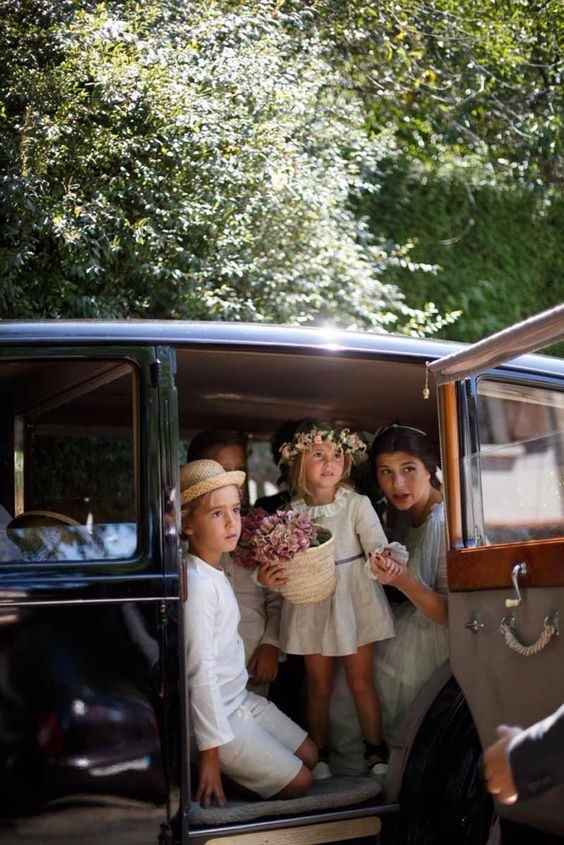 Niños boda