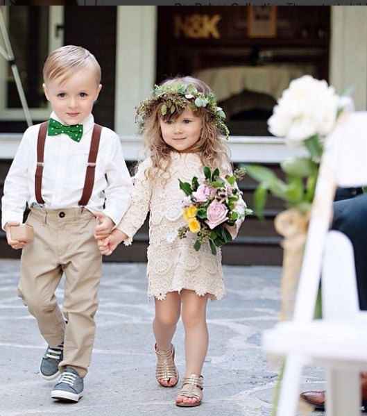 Niños boda