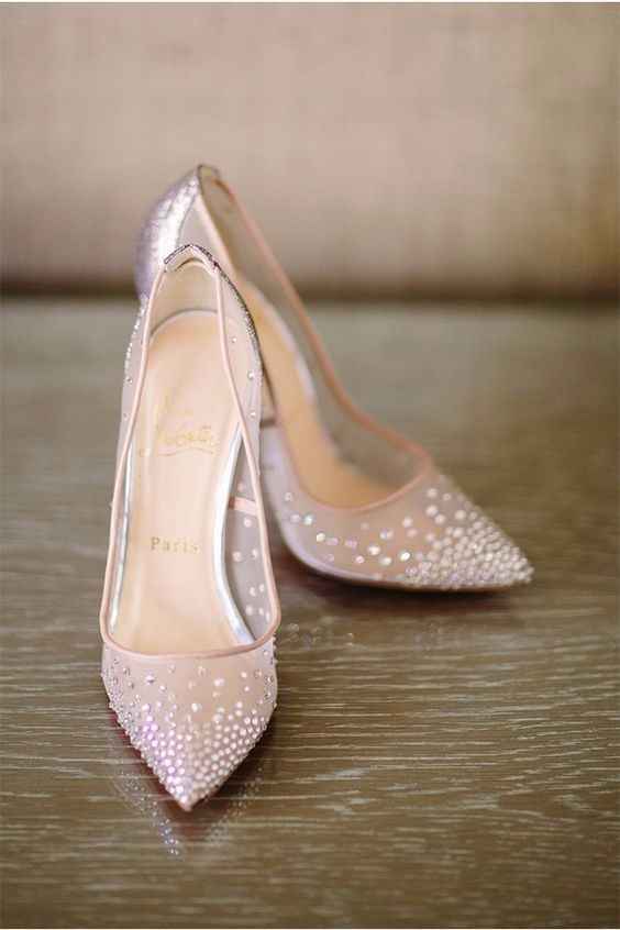 Zapatos de novia glitter