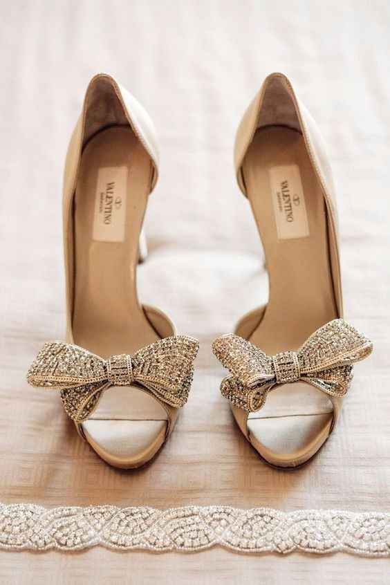 Zapatos de novia glitter