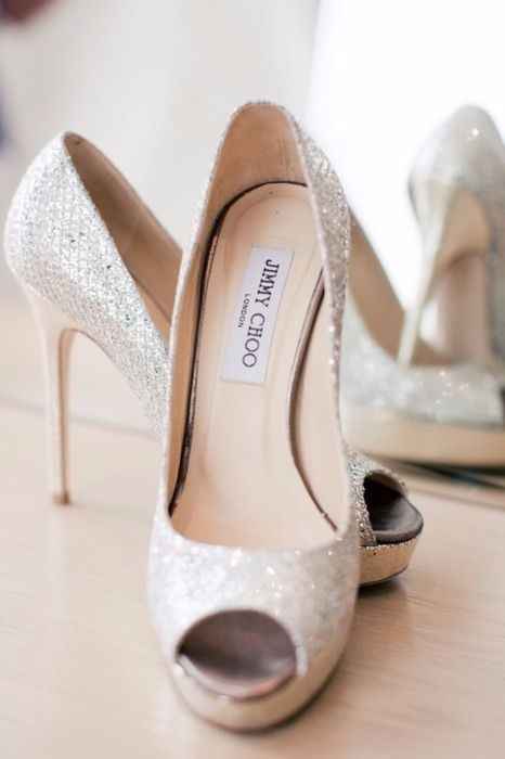 Zapatos de novia glitter