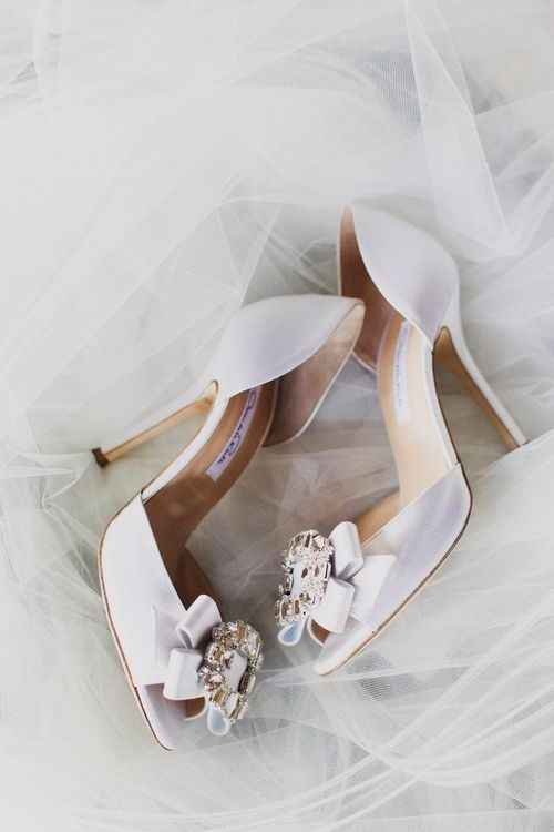 Zapatos de novia blancos