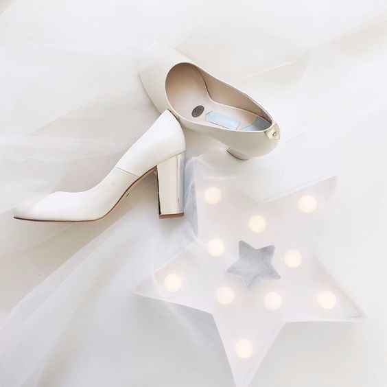 Zapatos de novia blancos