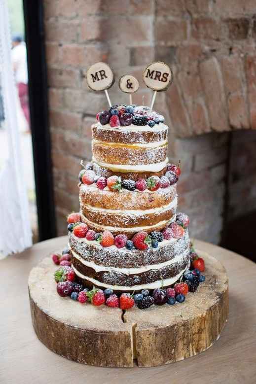 B. Naked cake