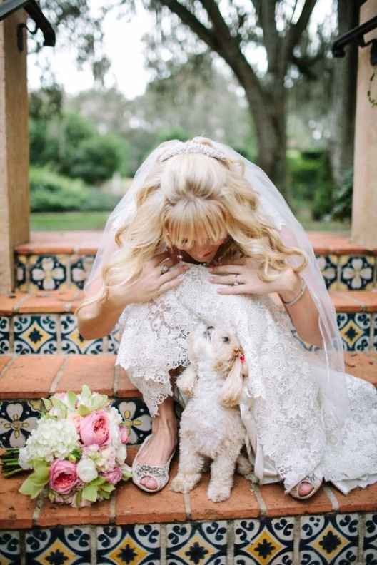 Novia y perrito