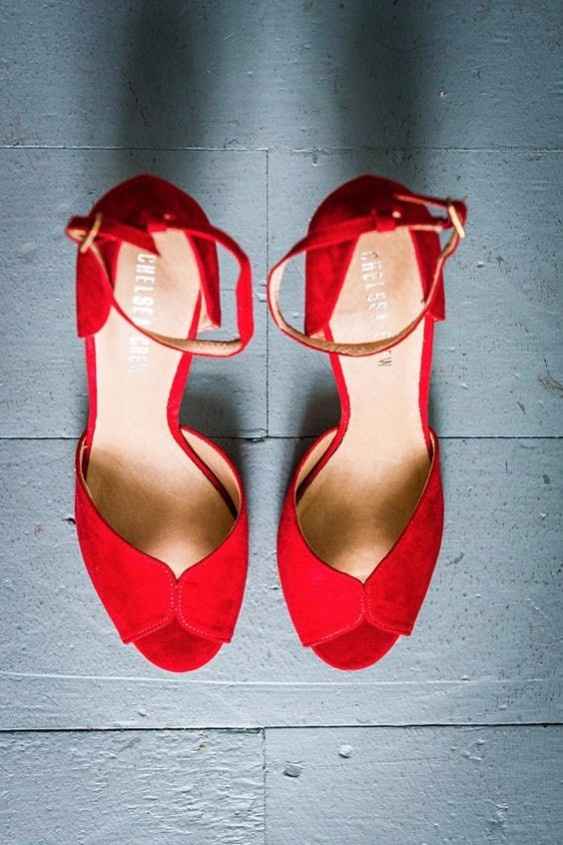 4 zapatos de novia rojo pasión. ¡VOTA!