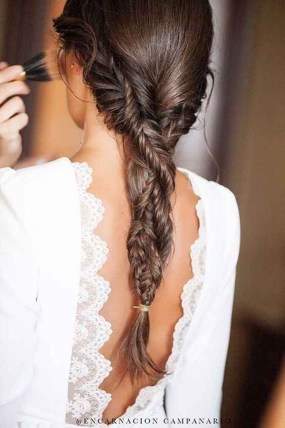 Trenzas para novias