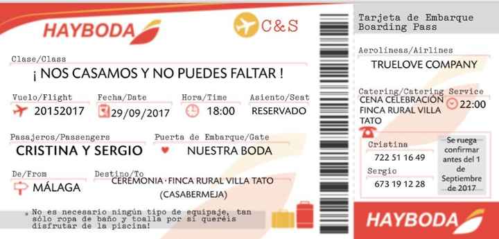 Nuestras invitaciones - 1