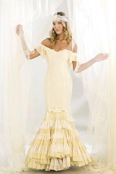 Vestido de novia flamenco
