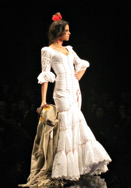 Vestido de novia flamenco