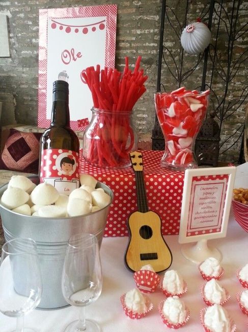 Detalle para boda flamenca
