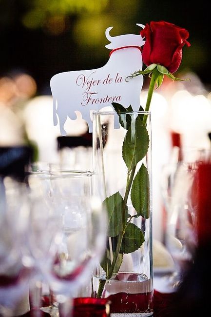 Detalle para boda flamenca