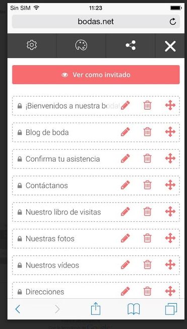 Nuevo diseño de la web de boda!