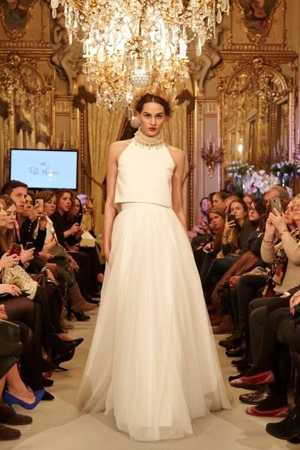 Vestido de novia 2 piezas