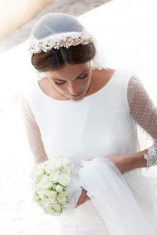 Vestido de novia plumeti